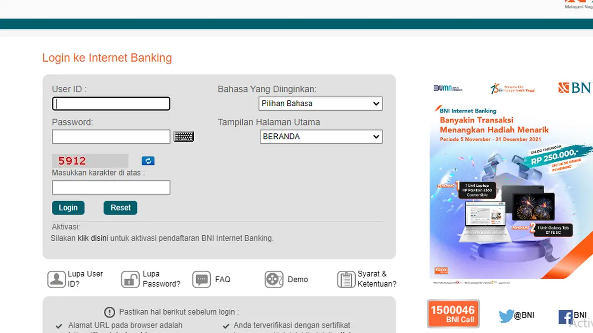 BNI Pensiunkan Layanan Internet Banking, Nasabah Diminta Segera Migrasi ke Aplikasi Digital Terbaru