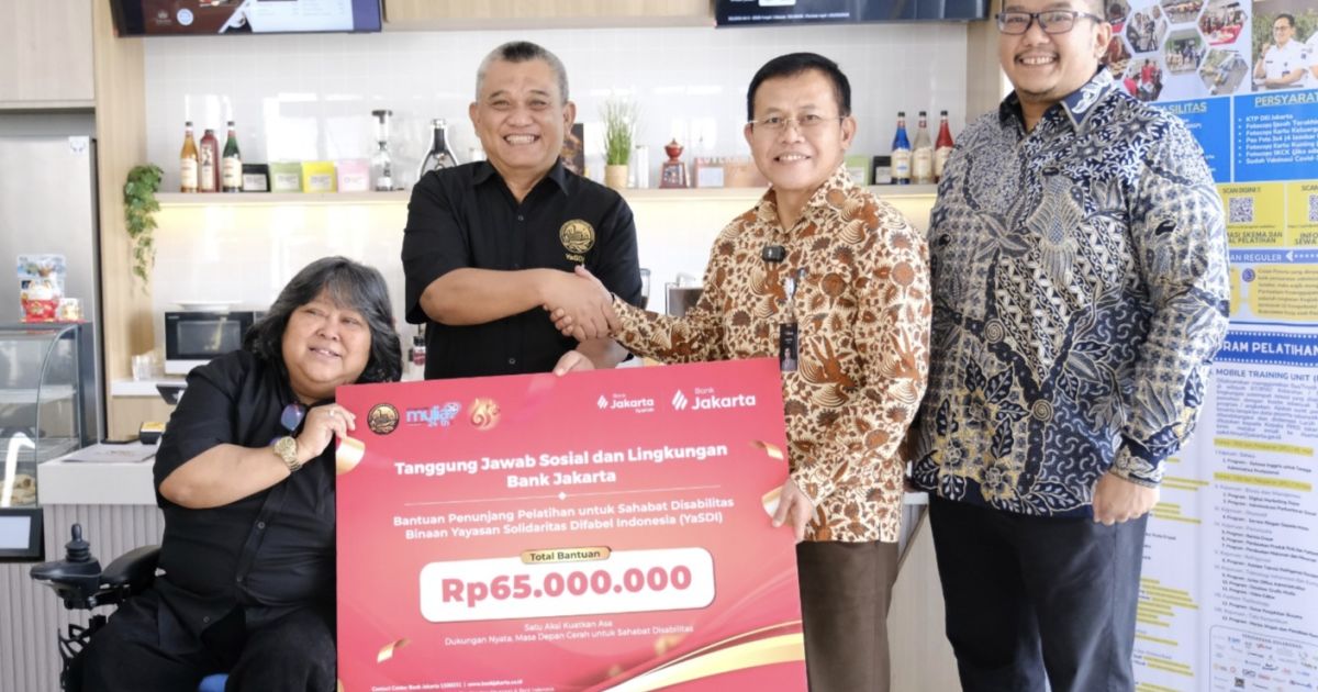 Langkah Nyata Bank Jakarta Perkuat Kemandirian Penyandang Disabilitas di Usia ke-65