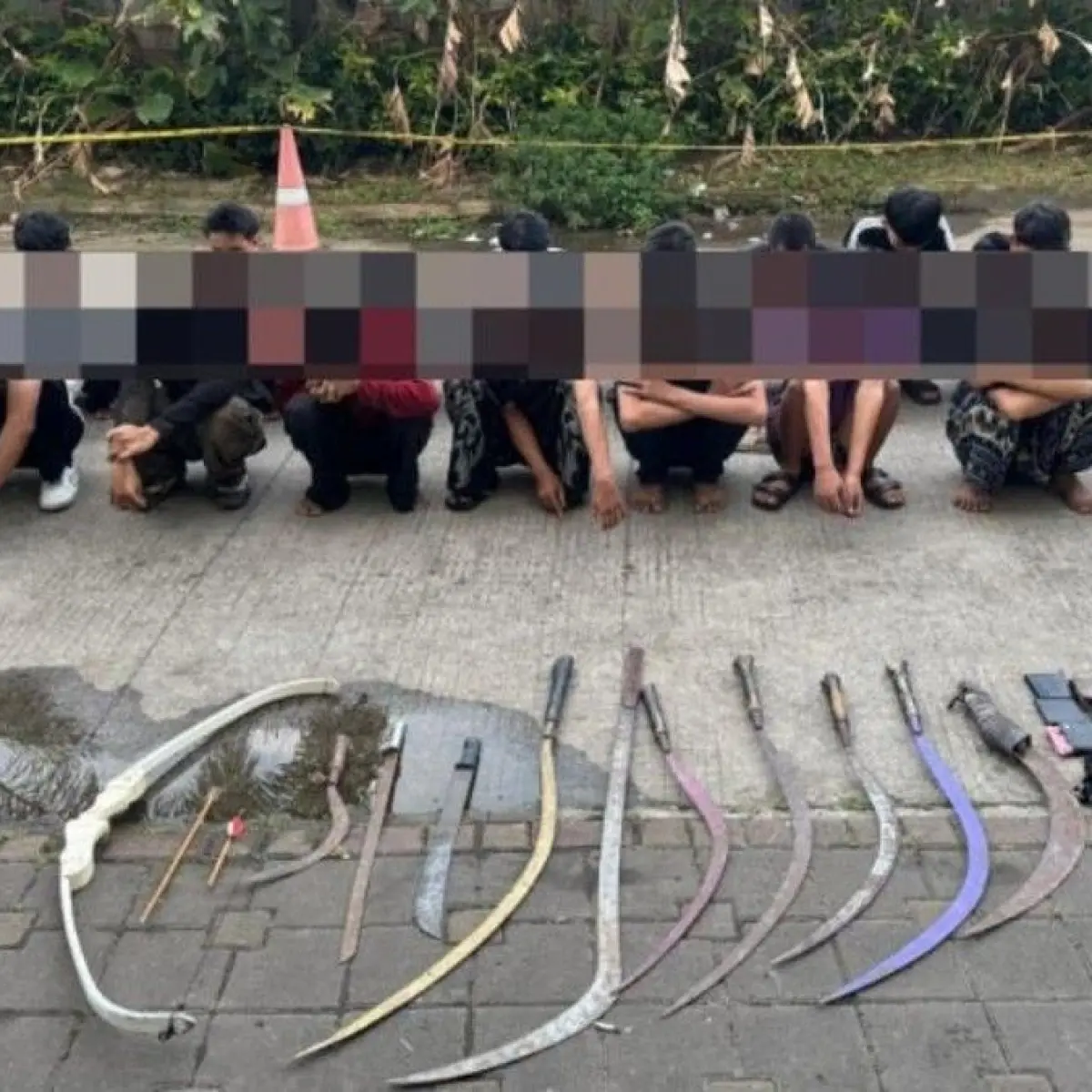 Kronologi Pembubaran Tawuran di Jalan Raya Bogor Depok: 20 Remaja dan Belasan Senjata Tajam Diamankan