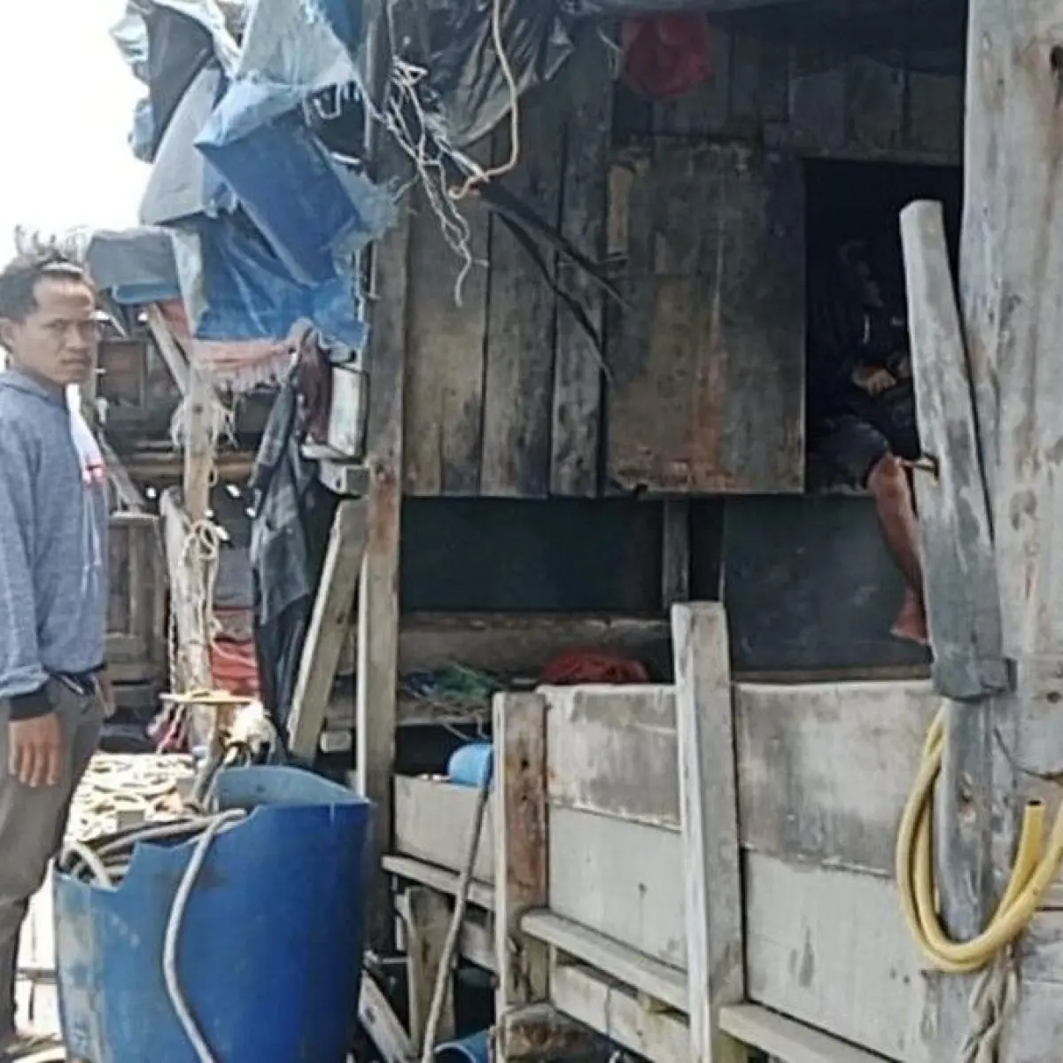 Abaikan Peringatan Petugas, Belasan Penambang Timah Ilegal di Perairan Muntok Diringkus Polisi