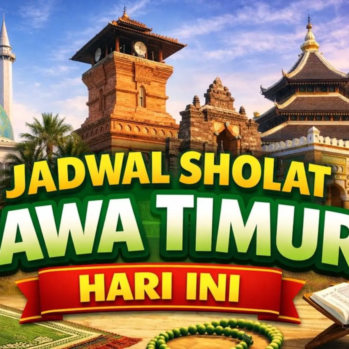 Analisis Ketepatan Waktu Ibadah: Jadwal Sholat Wilayah Jawa Timur untuk Minggu 17 Mei 2026