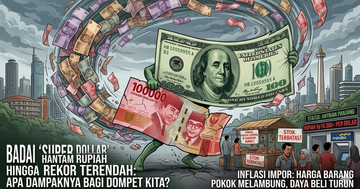 Dinamika Nilai Tukar: Menilik Kondisi Rupiah yang Tertekan di Tengah Dominasi Mata Uang Global