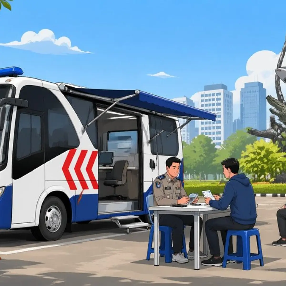 Tips Perpanjang SIM A dan C Lebih Cepat di Gianyar, Catat Jadwal Layanan Keliling 24 Mei 2026