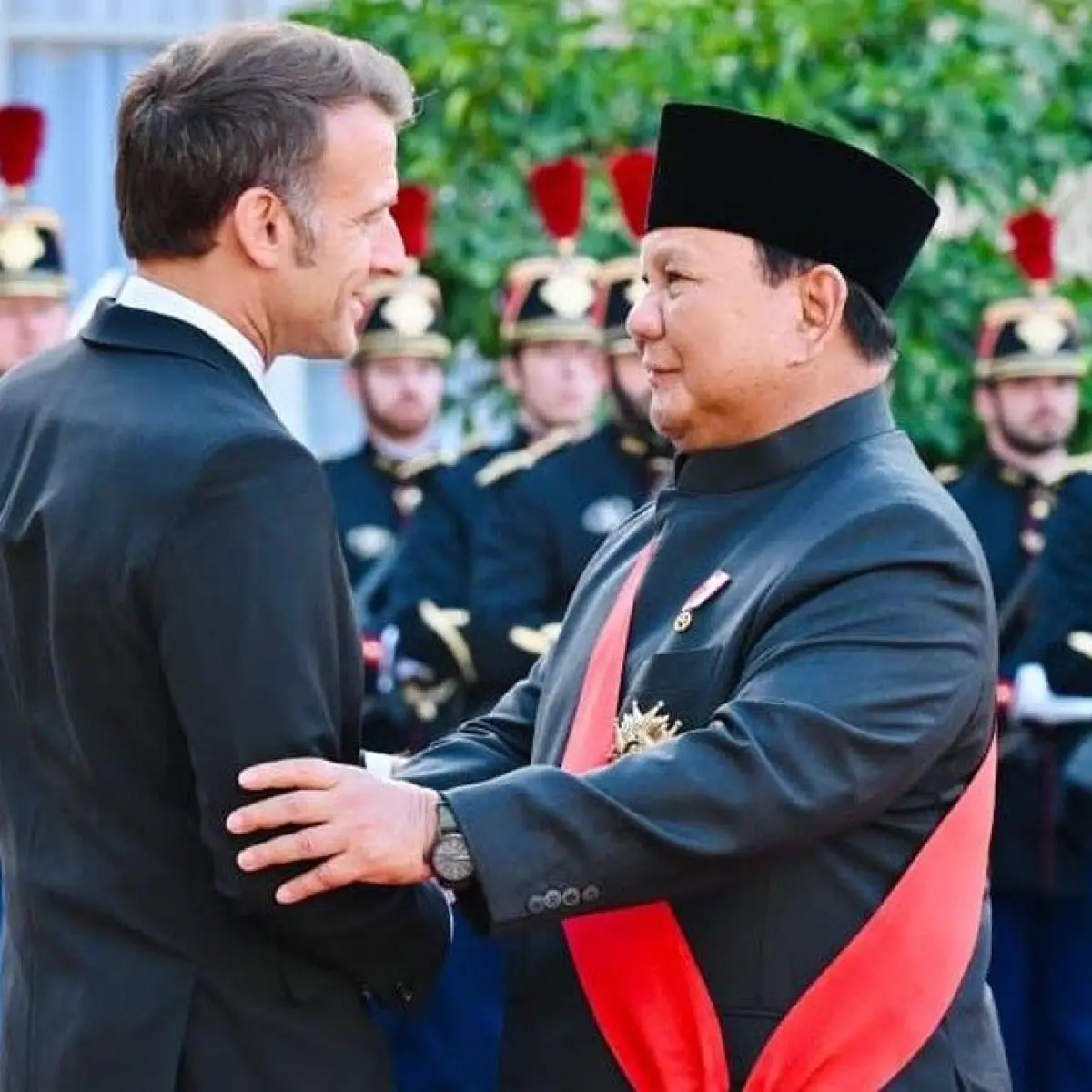 Presiden Prabowo bertemu Presiden Prancis Emmanuel Macron (Foto: Foto: Laily Rachev - Biro Pers, Media, dan Informasi Sekretariat Presiden)