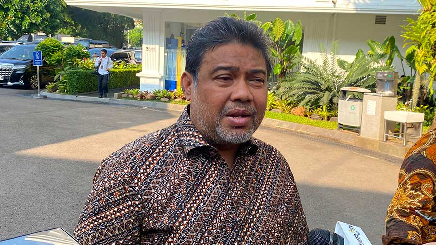 Presiden Partai Buruh, Said Iqbal. (Bloomberg Technoz/Dovana Hasiana)