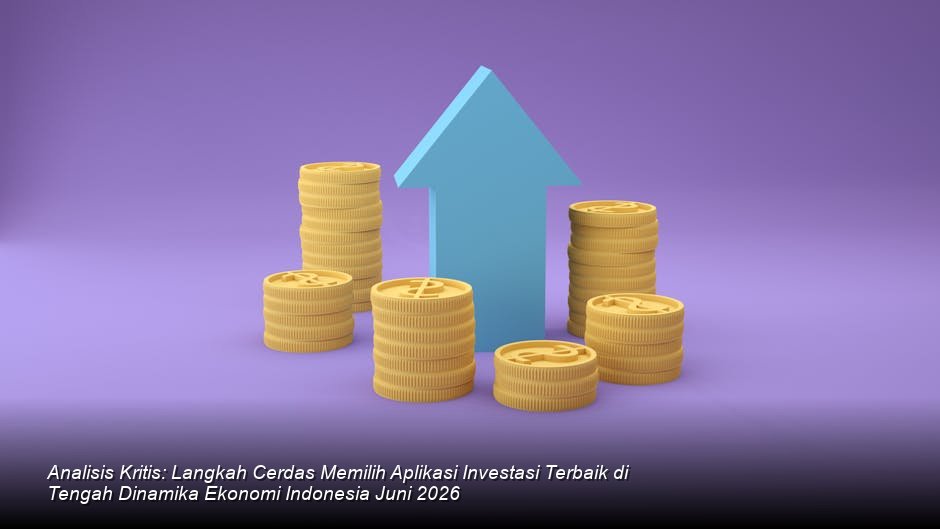 Grafik batang berwarna hijau yang menunjukkan peningkatan investasi berkelanjutan di atas latar belakang gedung pencakar langit modern.