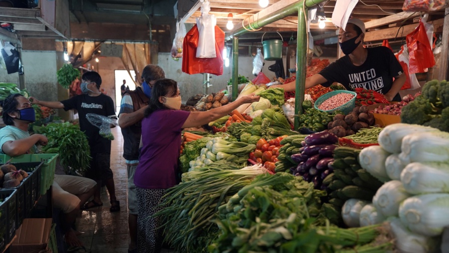 Ilustrasi Pasar Tradisional (Sumber: Dimas Ardian/Bloomberg)